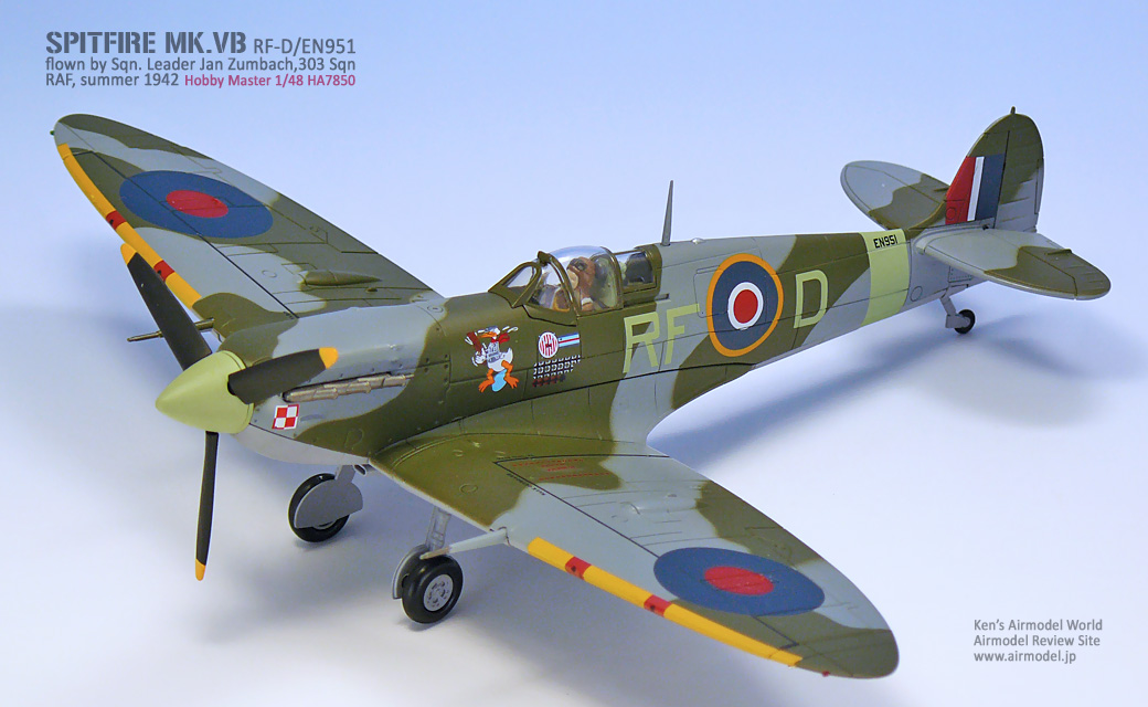 Spitfire Mk.Vb RF-D/EN951, Sqn. Leader Jan Zumbach, 303 Sqn., RAF 